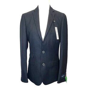 Paisley & Gray NEW Blazer Jacket Sports Coat Men's Navy Blue Size 36 R Slim Fit